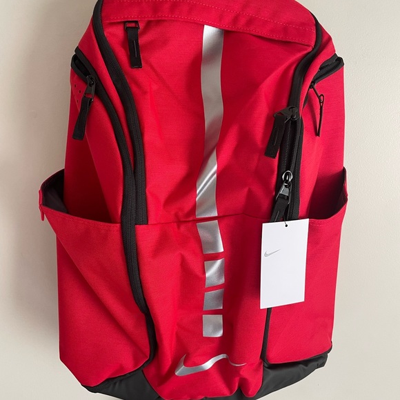 red nike basketball backpack